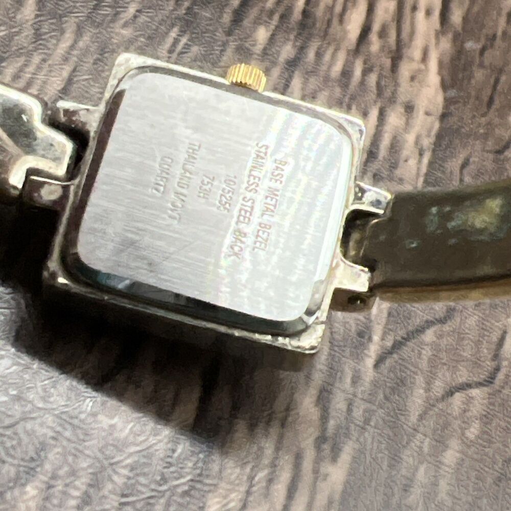 Vintage Anne Klein Two Tone 10/5255 Thai Movement Ladies Watch Quartz Stainless - Picture 5 of 11